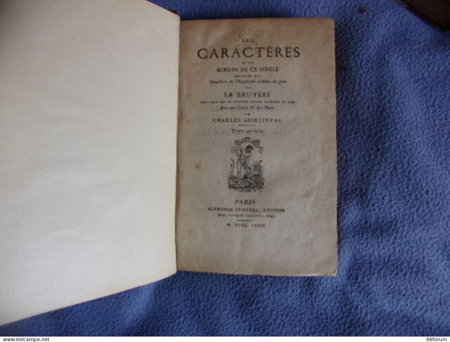 Les Caractères - 1701-1800