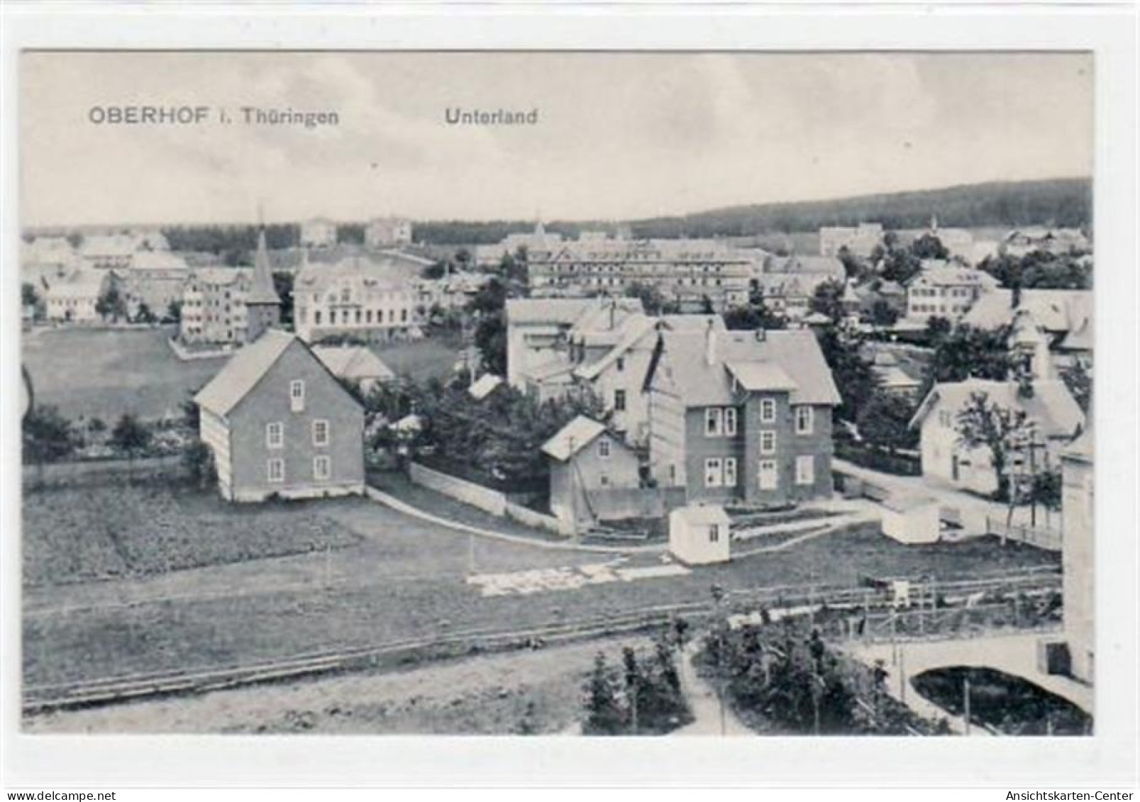 39013404 - Oberhof I. Thuer. Mit Blick Nach Dem Unterland Ungelaufen  Top Erhaltung. - Oberhof