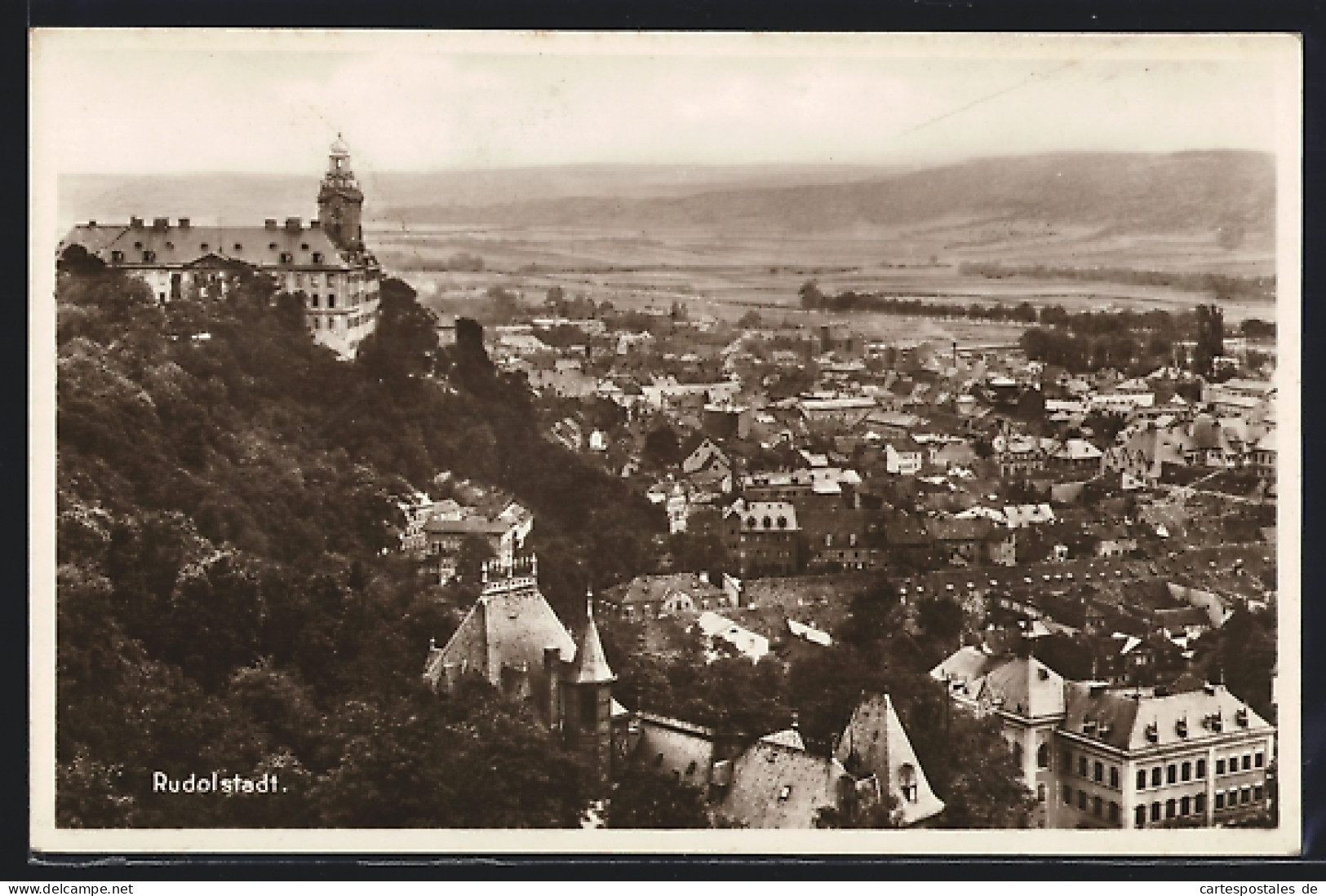 AK Rudolstadt, Gesamtansicht Mit Dem Schloss  - Rudolstadt