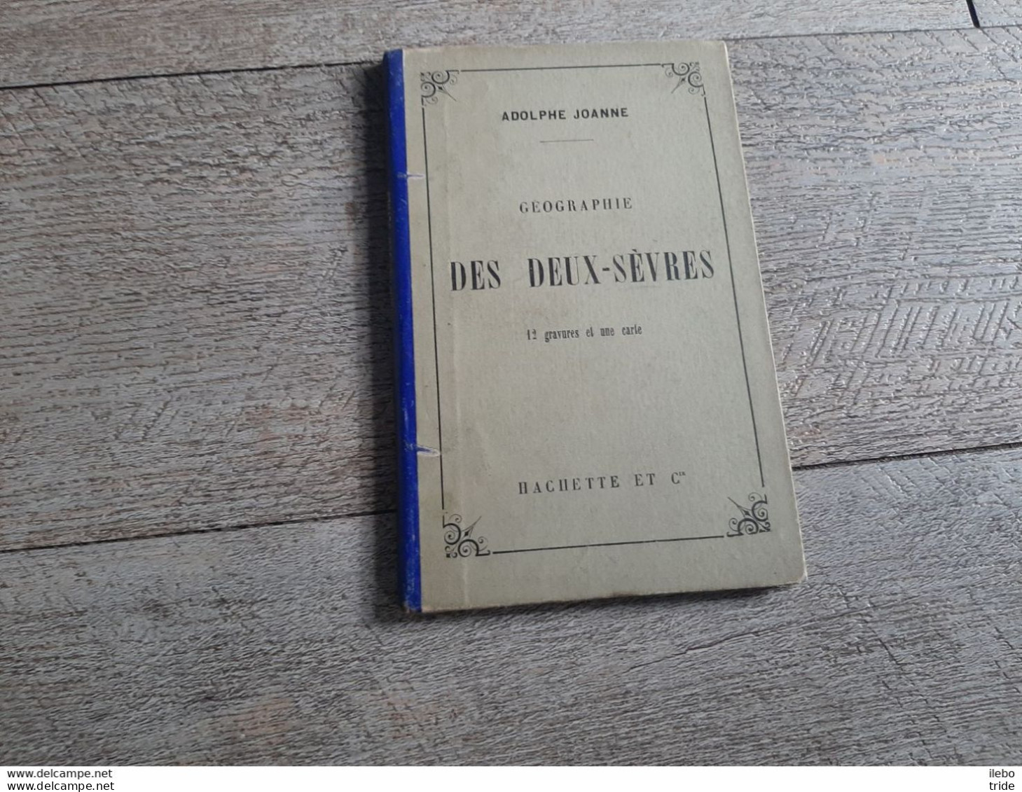 Guide Joanne Géographie Des Deux Sèvres 1890 Gravures Carte Complet - Géographie