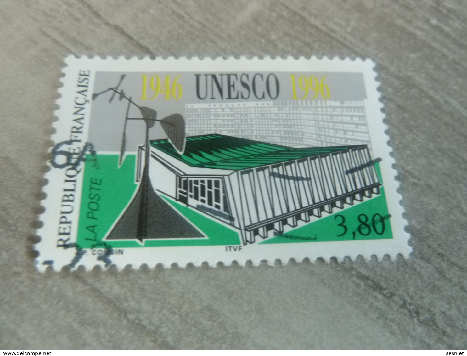 Cinquantenaire De L'Unesco - 3f.80 - Yt 3035 - Multicolore - Oblitéré - Année 1996 - - Usados