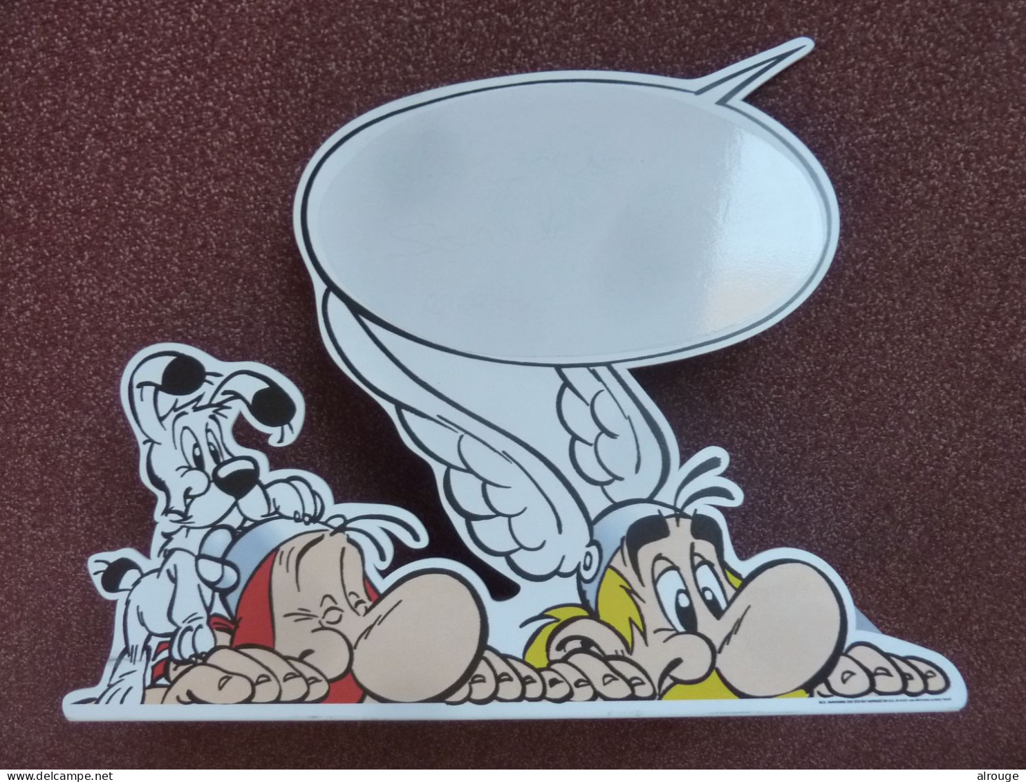 Astérix, Obélix Et Idéfix, Panneau Publicitaire En Plastique - Advertisement