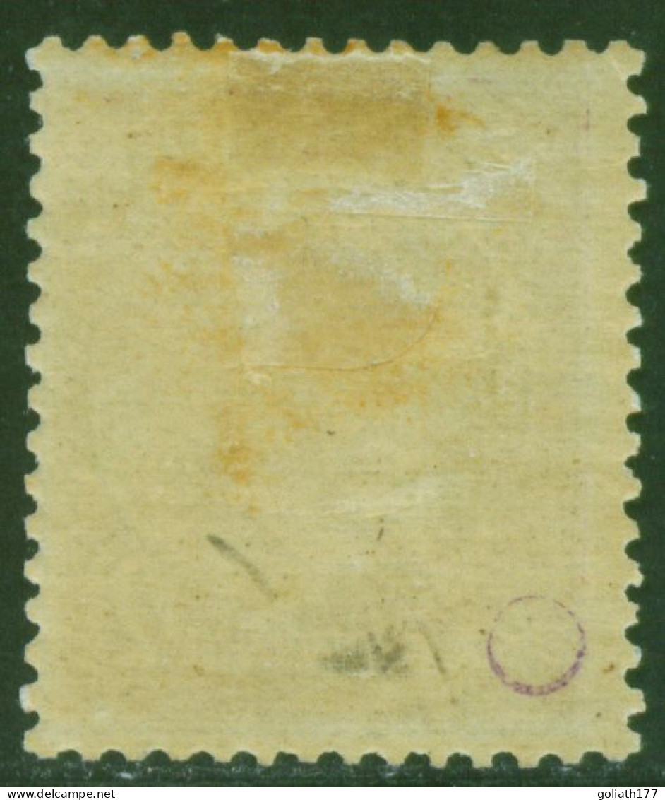 52 * Met Spoor Van Plakker - Obp 75 Euro - 1884-1891 Leopoldo II