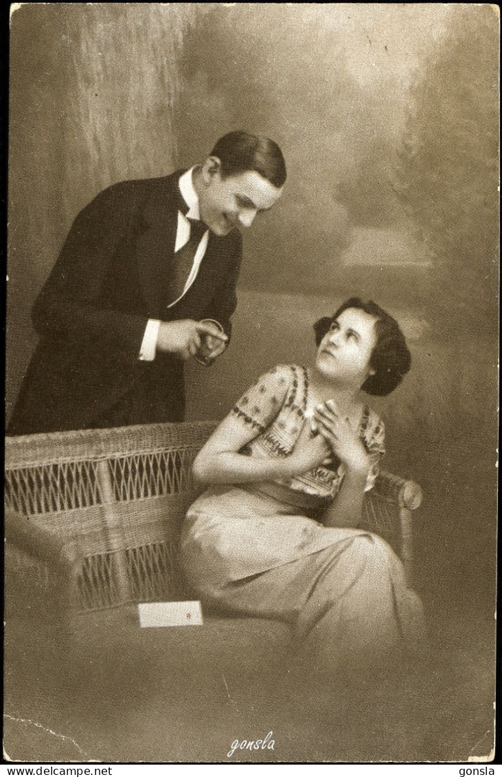 COUPLE EN SCÈNE 1914 "Mise En Scène" - Paare