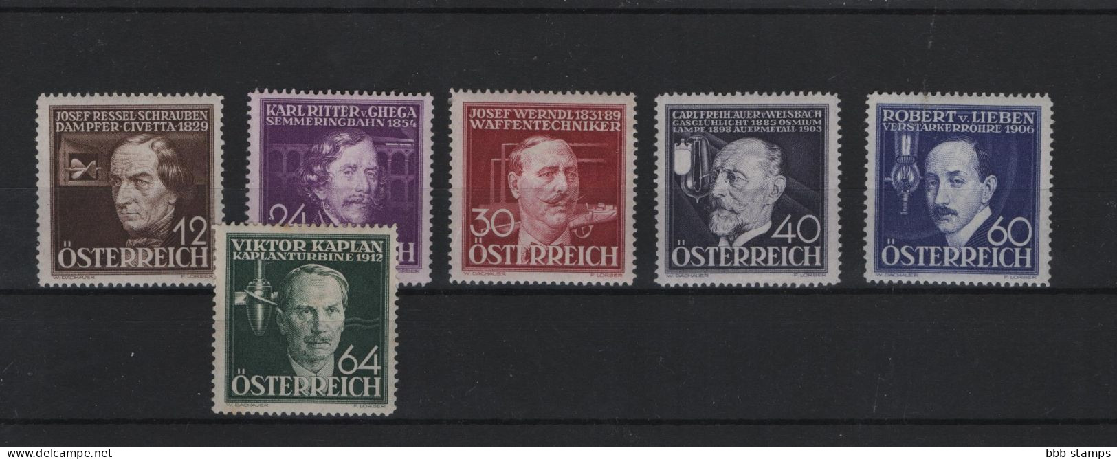 Österreich Michel Kat.Nt.  Falz/* 632/637 - Unused Stamps