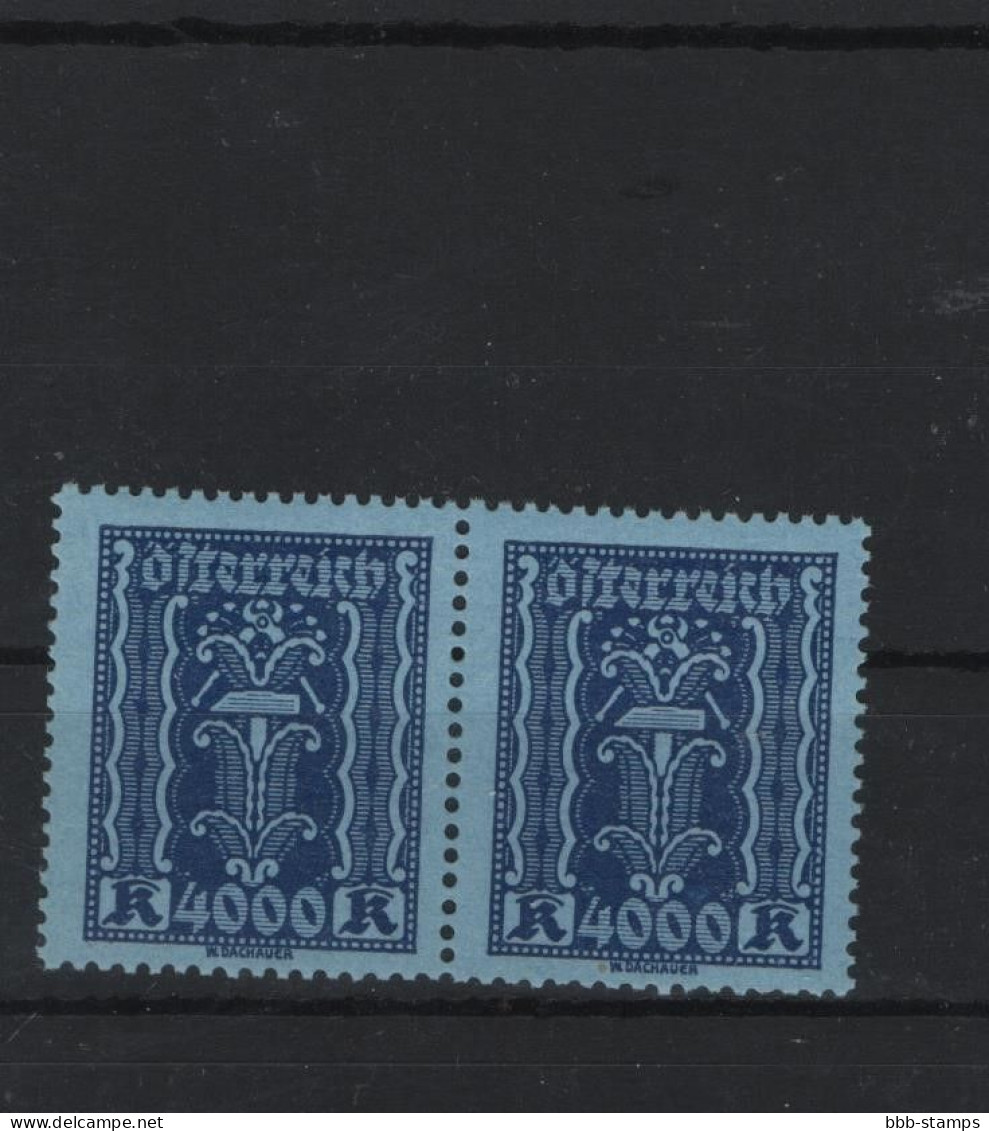 Österreich Michel Kat.Nt.  Postfr/** 397 Paar - Unused Stamps