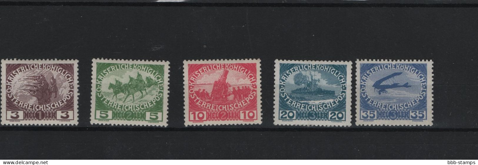 Österreich Michel Kat.Nt.  Postfr/** 180/184 - Unused Stamps