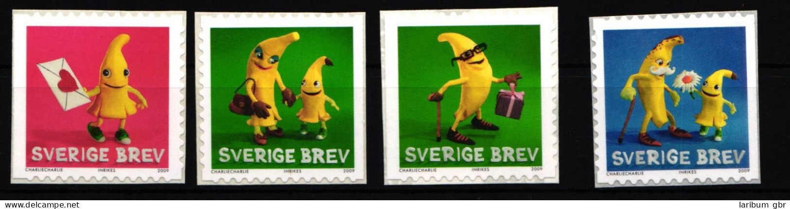 Schweden 2689-2692 Postfrisch Selbstklebend 100 Jahre Bananenimport #IK532 - Other & Unclassified