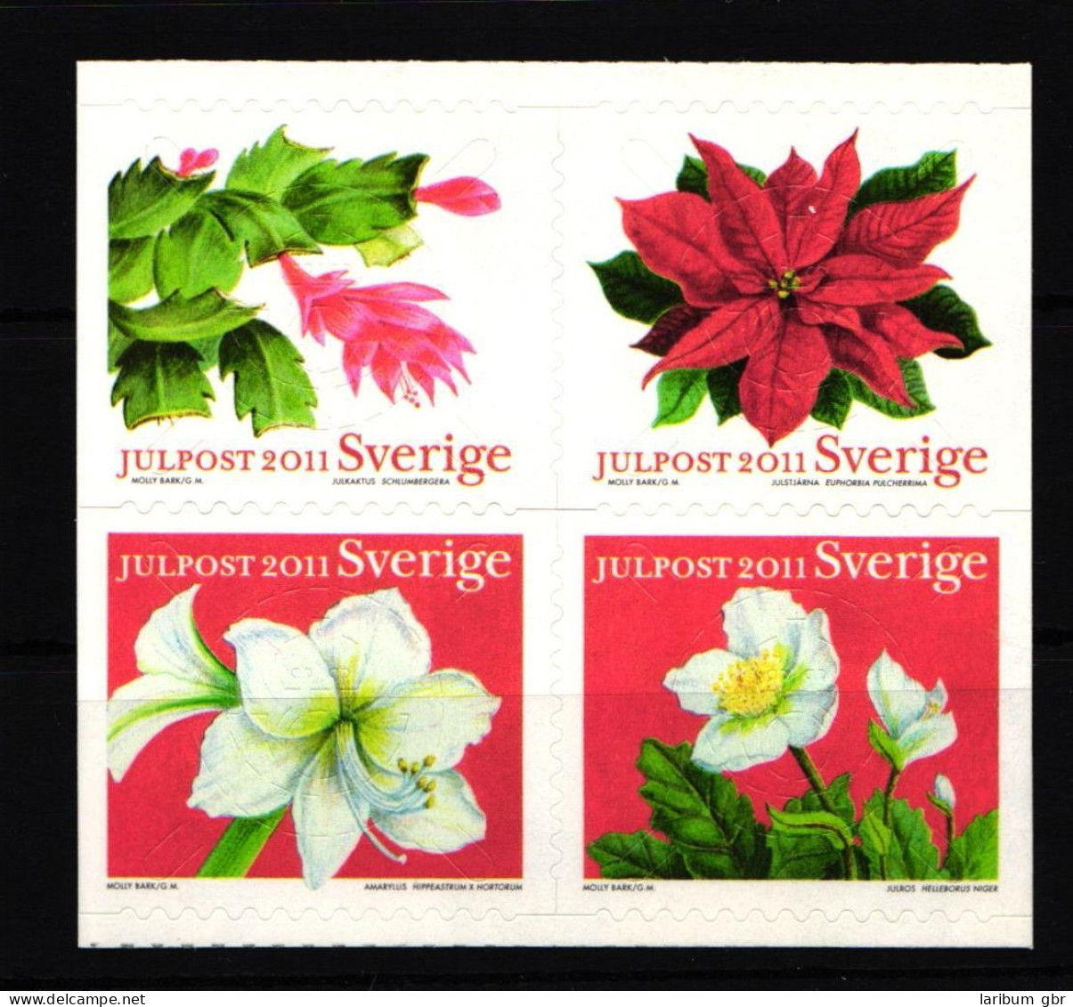 Schweden 2843-2846 Postfrisch Viererblock Weihnachten #IK631 - Other & Unclassified