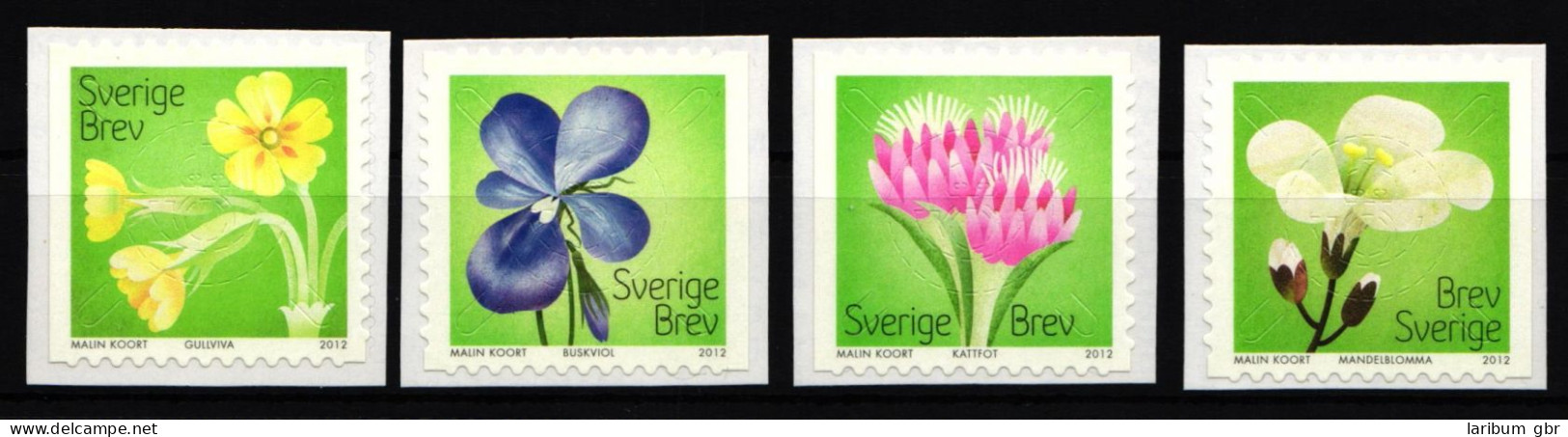 Schweden 2890-2893 Postfrisch Pflanzen Wiesenblumen #IK655 - Other & Unclassified