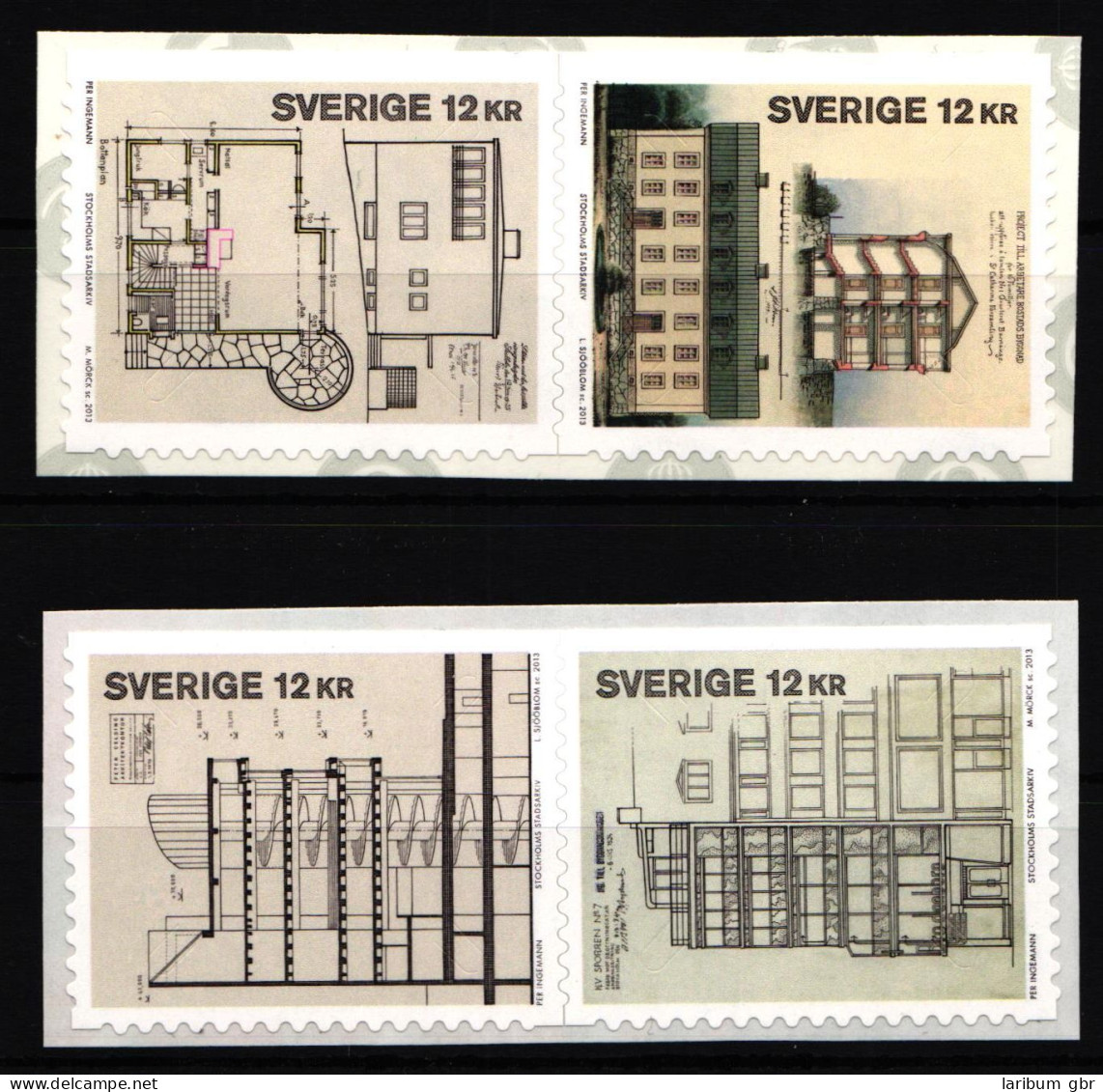 Schweden 2934-2937 Postfrisch Selbstklebend UNESCO-Welterbe #IK685 - Other & Unclassified