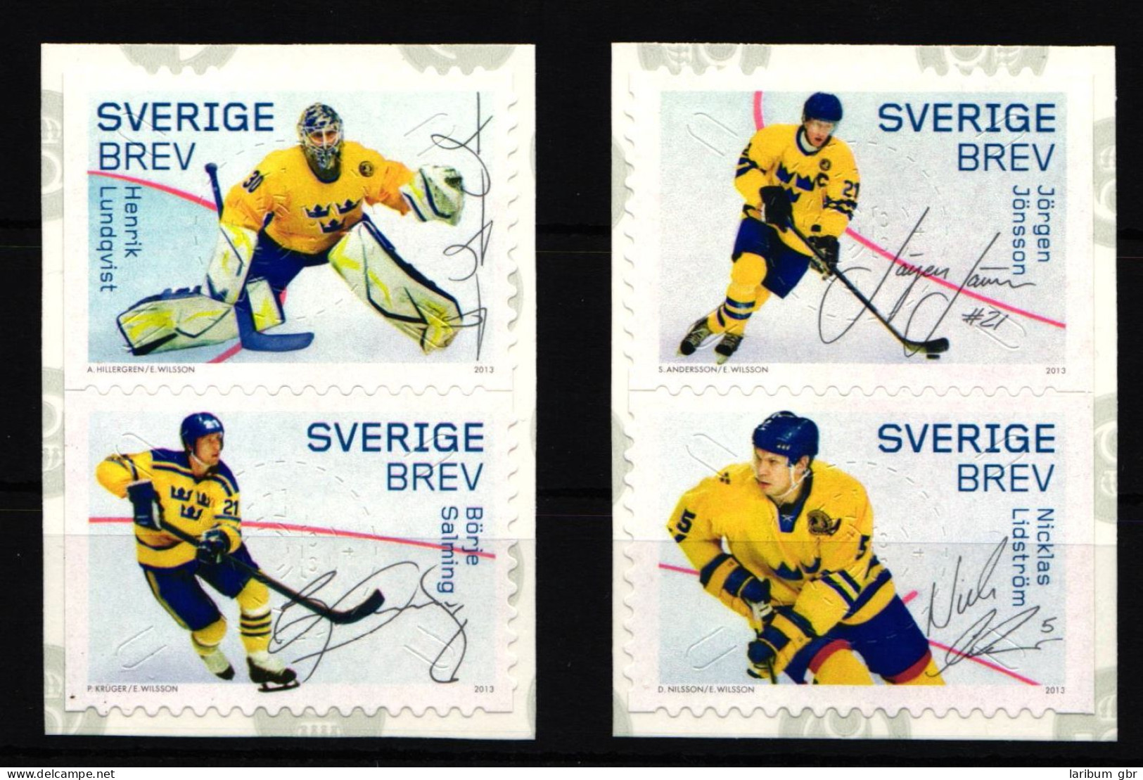 Schweden 2926-2929 Postfrisch Selbstklebend Eishockey WM #IK681 - Other & Unclassified