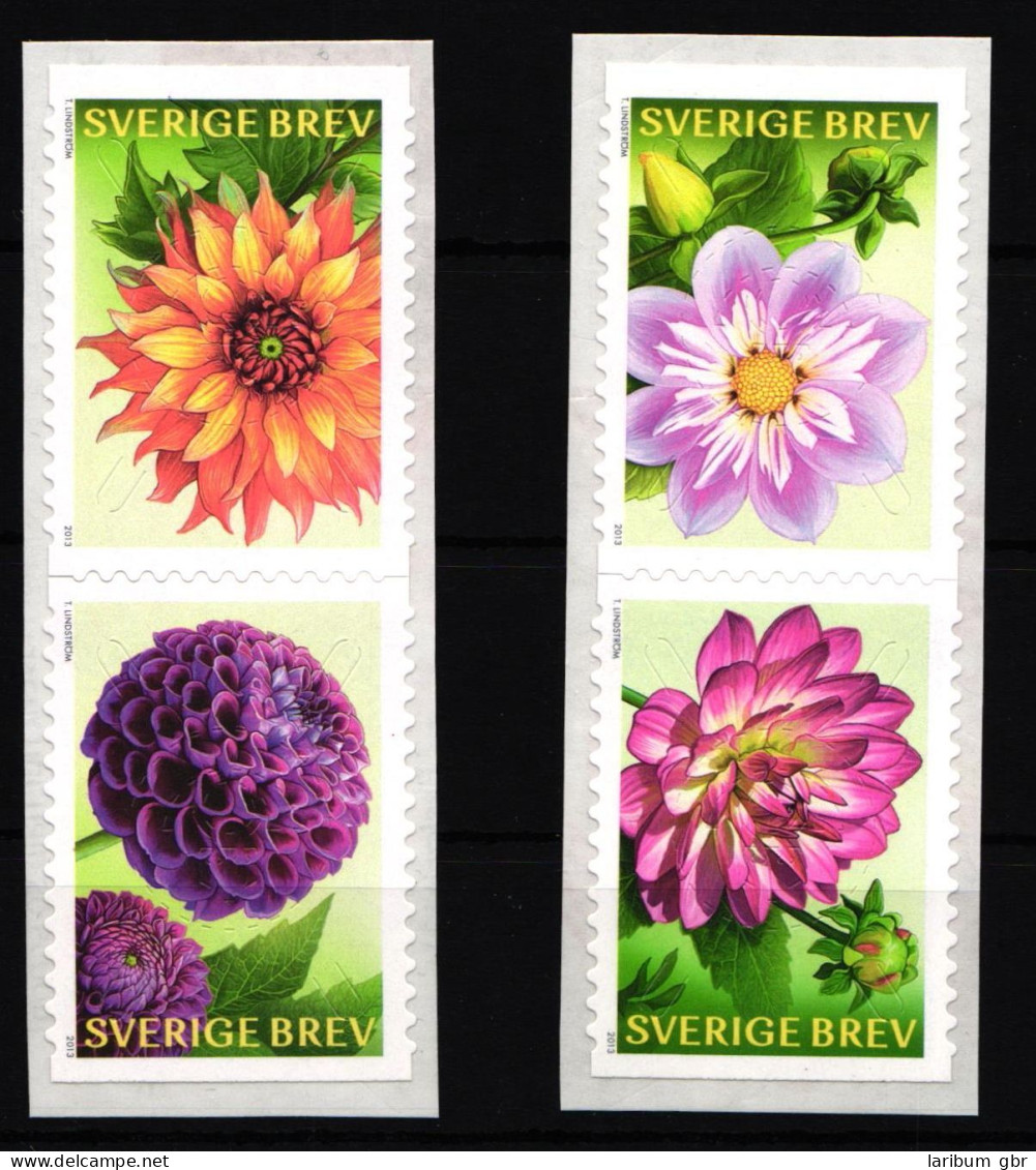 Schweden 2945-2948 Postfrisch Selbstklebend Blumen Dahlien #IK691 - Other & Unclassified