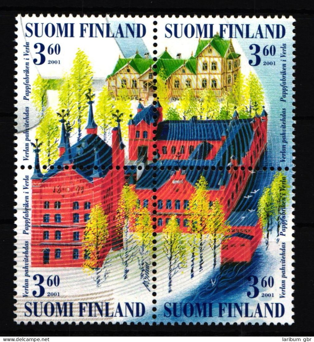 Finnland 1562-1565 Postfrisch Viererblock UNESCO-Welterbe Sägemühle Verla #IK794 - Other & Unclassified