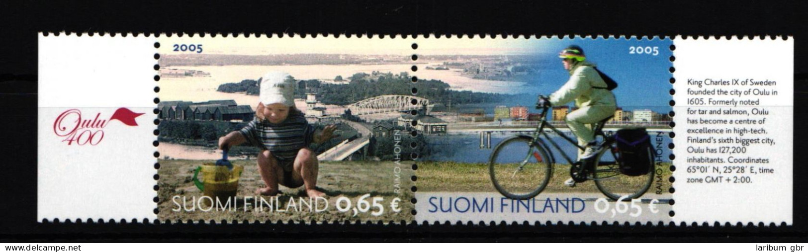 Finnland 1731-1732 Postfrisch Paar 400 Jahre Stadt Oulu #IK868 - Sonstige & Ohne Zuordnung