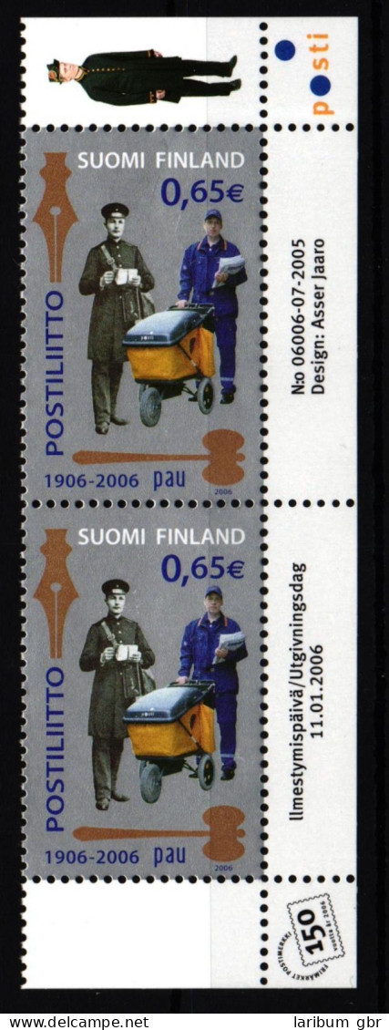 Finnland 1780 Postfrisch Paar 100 Jahre Post- Und Logistik-Gewerkschaft #IK912 - Otros & Sin Clasificación