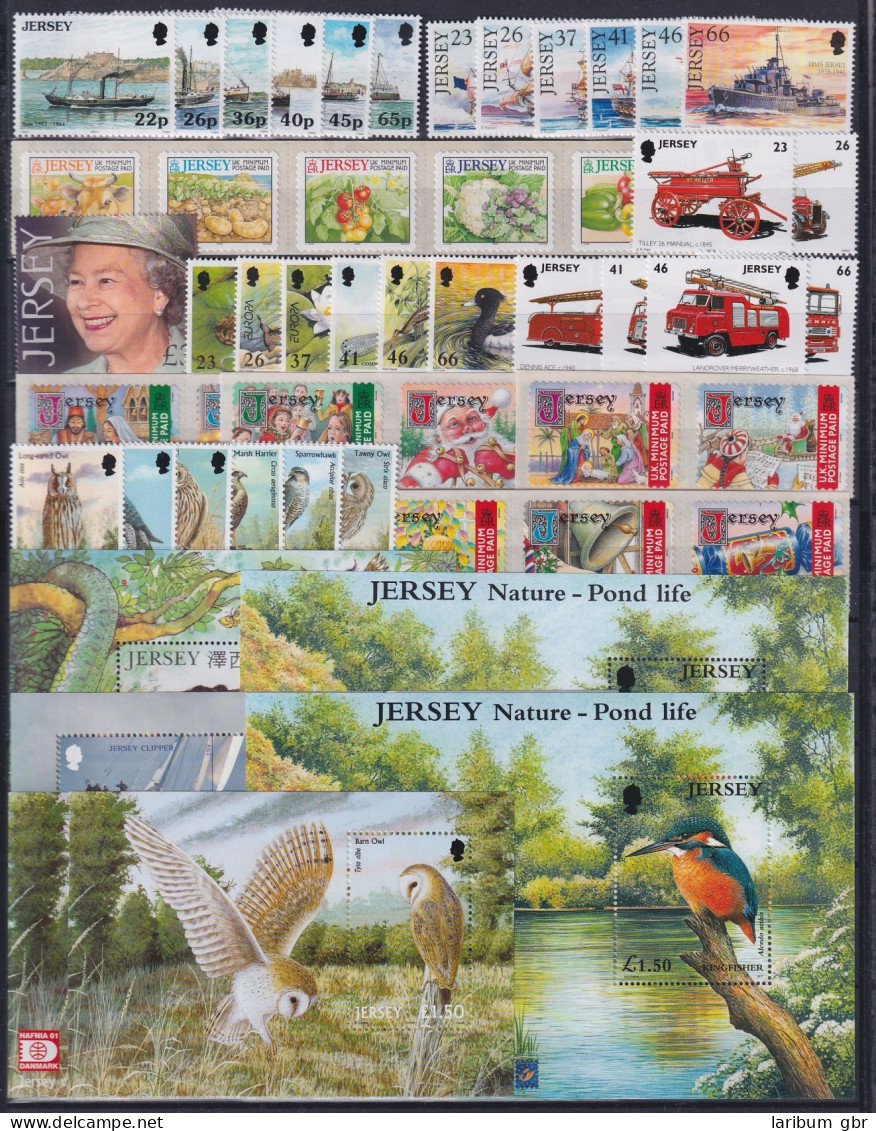 Großbritannien Jersey Jahrgang 2001 Mit 961-1011 Postfrisch #NI269 - Jersey