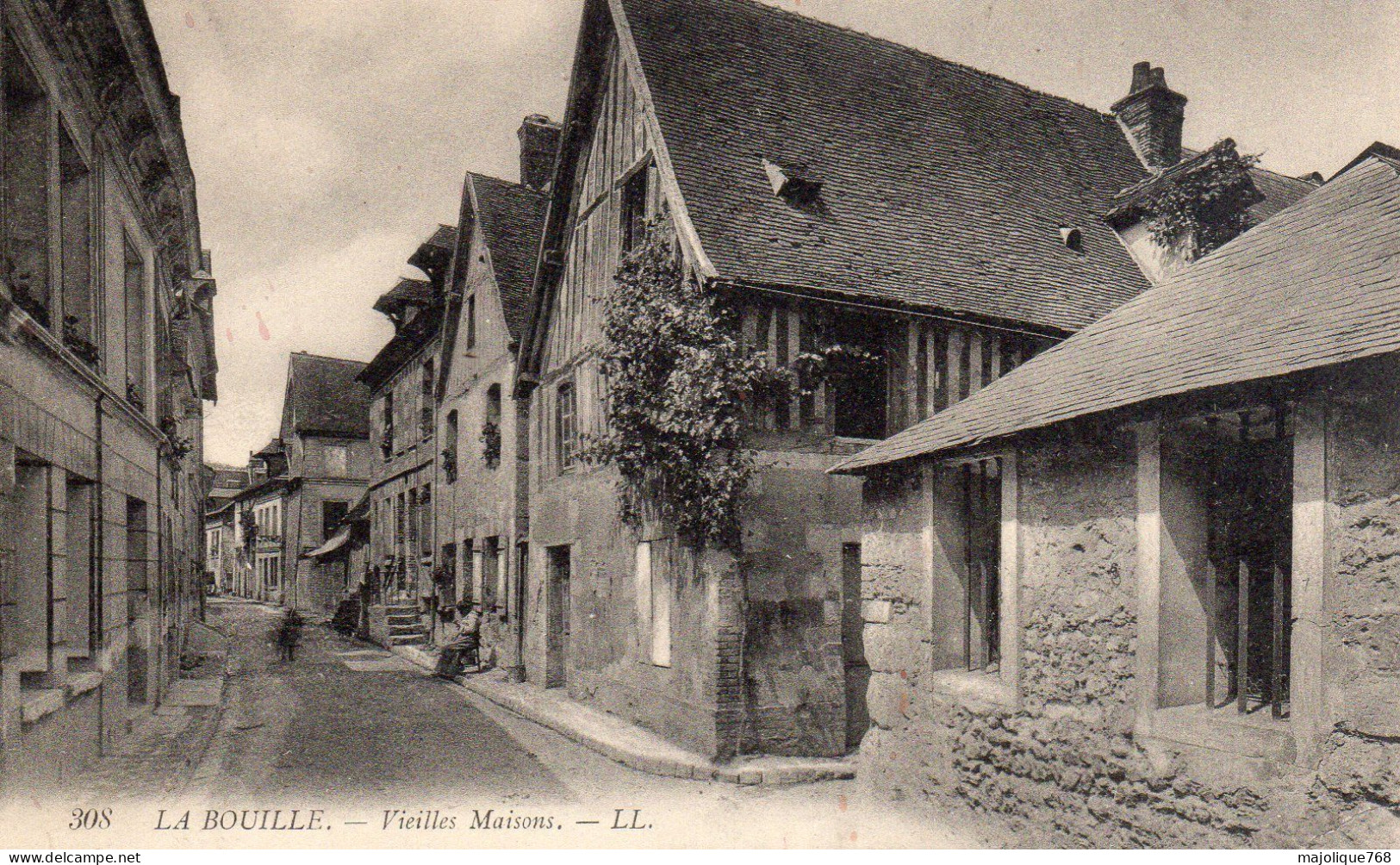 Cpa De La Bouille - Vieilles Maisons - - La Bouille