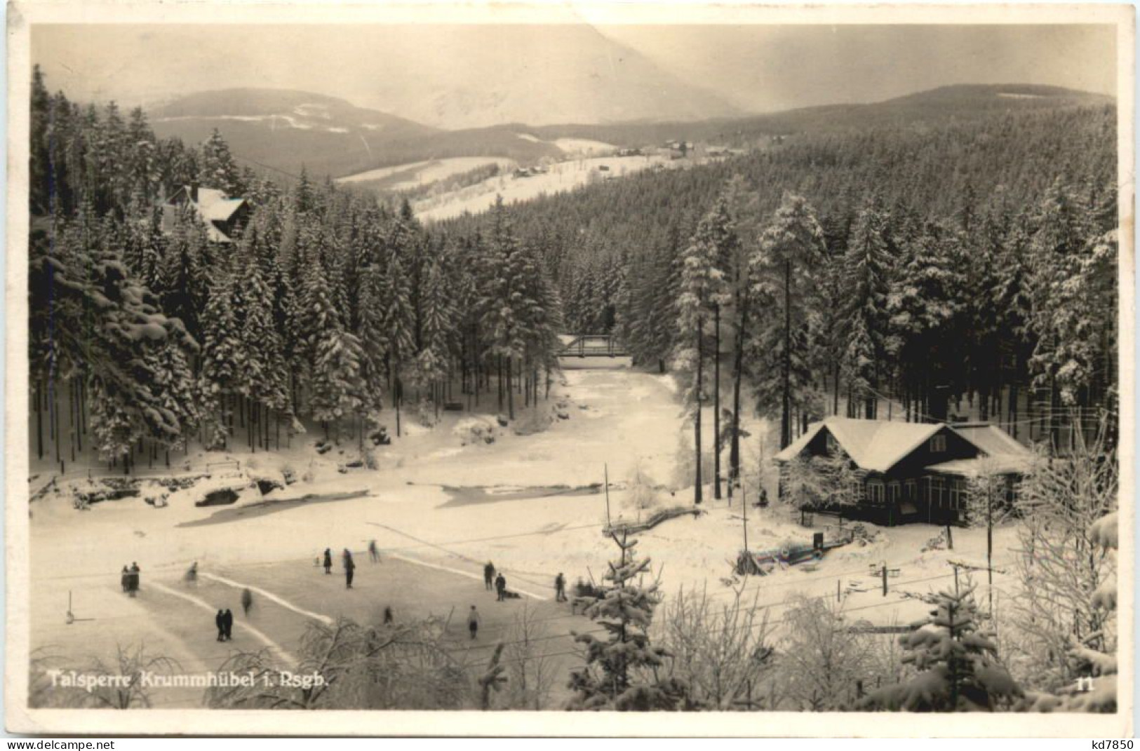 Talsperre Krummhübel Riesengebirge - Schlesien