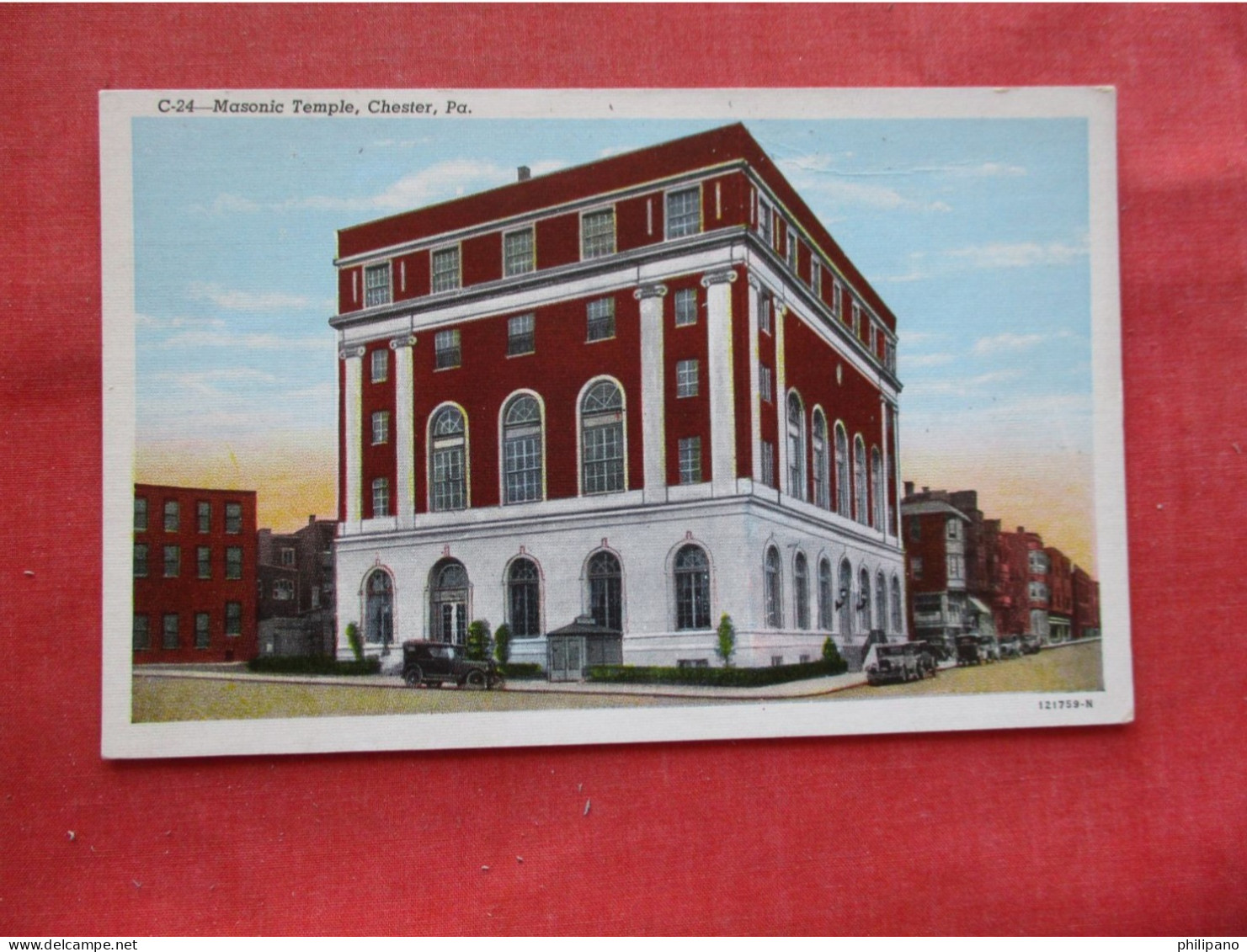 Masonic Temple Chester.  Pennsylvania >   Ref 6383 - Other & Unclassified