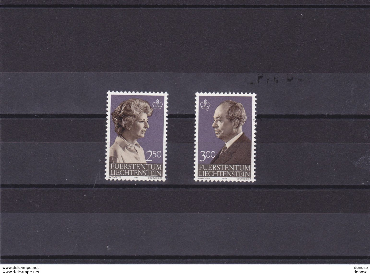 LIECHTENSTEIN 1983 PRINCE ET PRINCESSE Yvert 769-770, Michel 828-829 NEUF** MNH Cote Yv 8,50 Euros - Unused Stamps