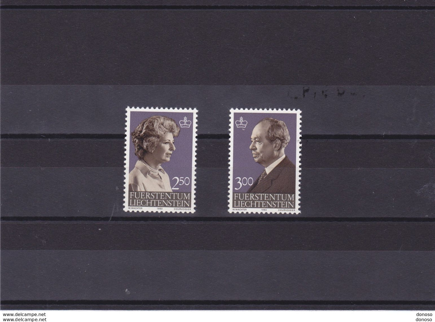 LIECHTENSTEIN 1983 PRINCE ET PRINCESSE Yvert 769-770, Michel 828-829 NEUF** MNH Cote Yv 8,50 Euros - Ongebruikt