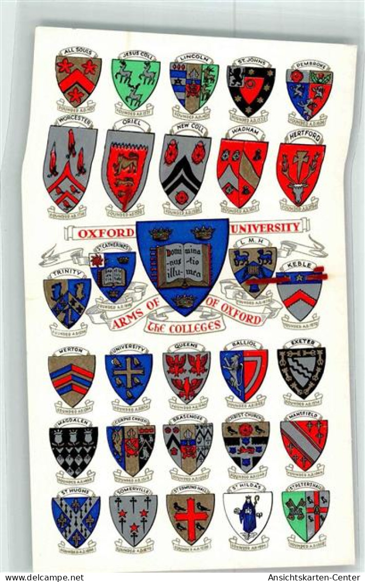 39419604 - Wappen Oxford Universitaet Scan Verzogen - Schools