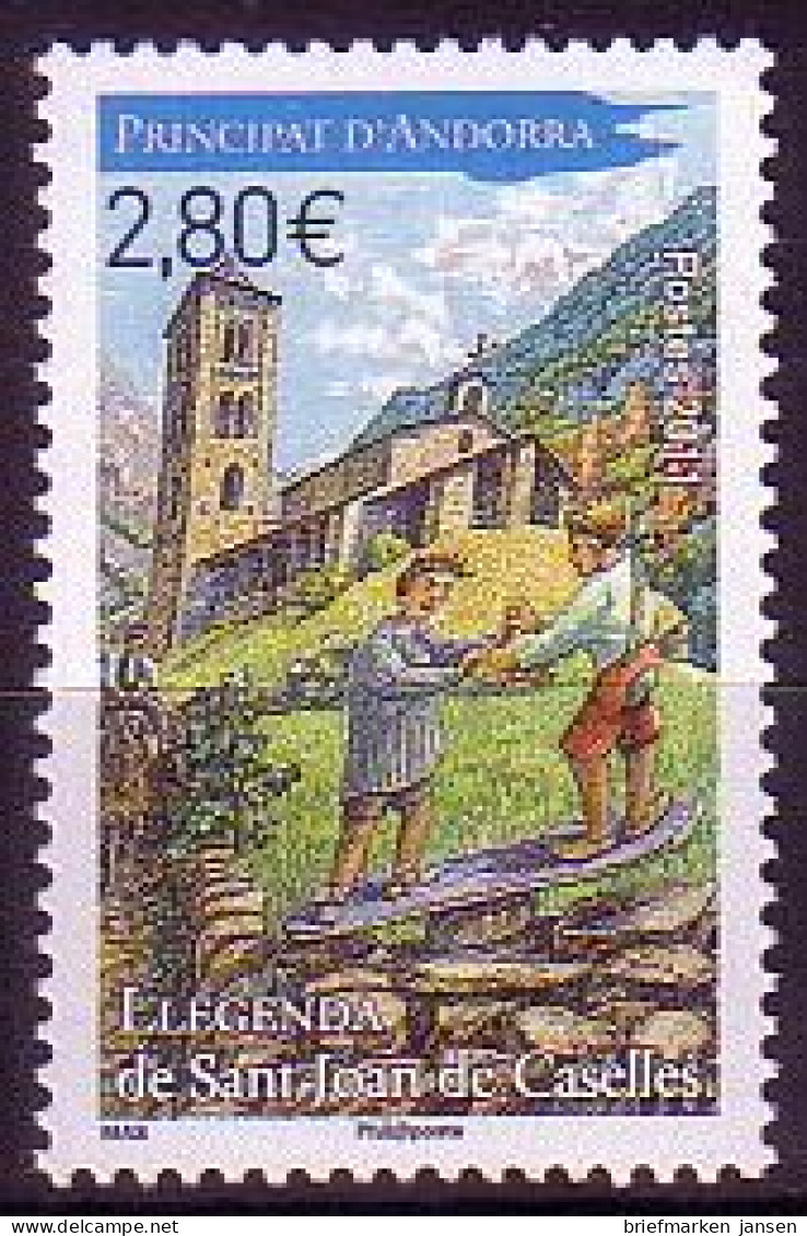 Andorra Franz Mi.Nr. 725 Sagen Und Legenden (2,80) - Altri & Non Classificati