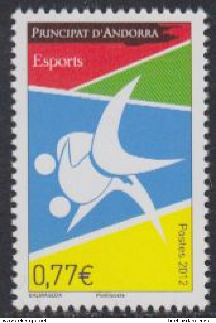 Andorra Franz Mi.Nr. 747 Sport, Judo (0,77) - Autres & Non Classés