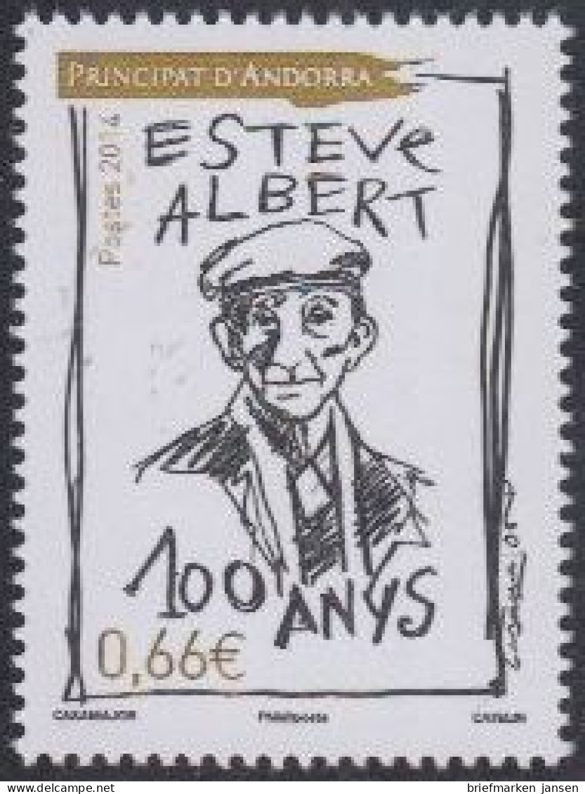 Andorra Franz Mi.Nr. 782 100.Geburtstag Esteve Albert (0,66) - Andere & Zonder Classificatie