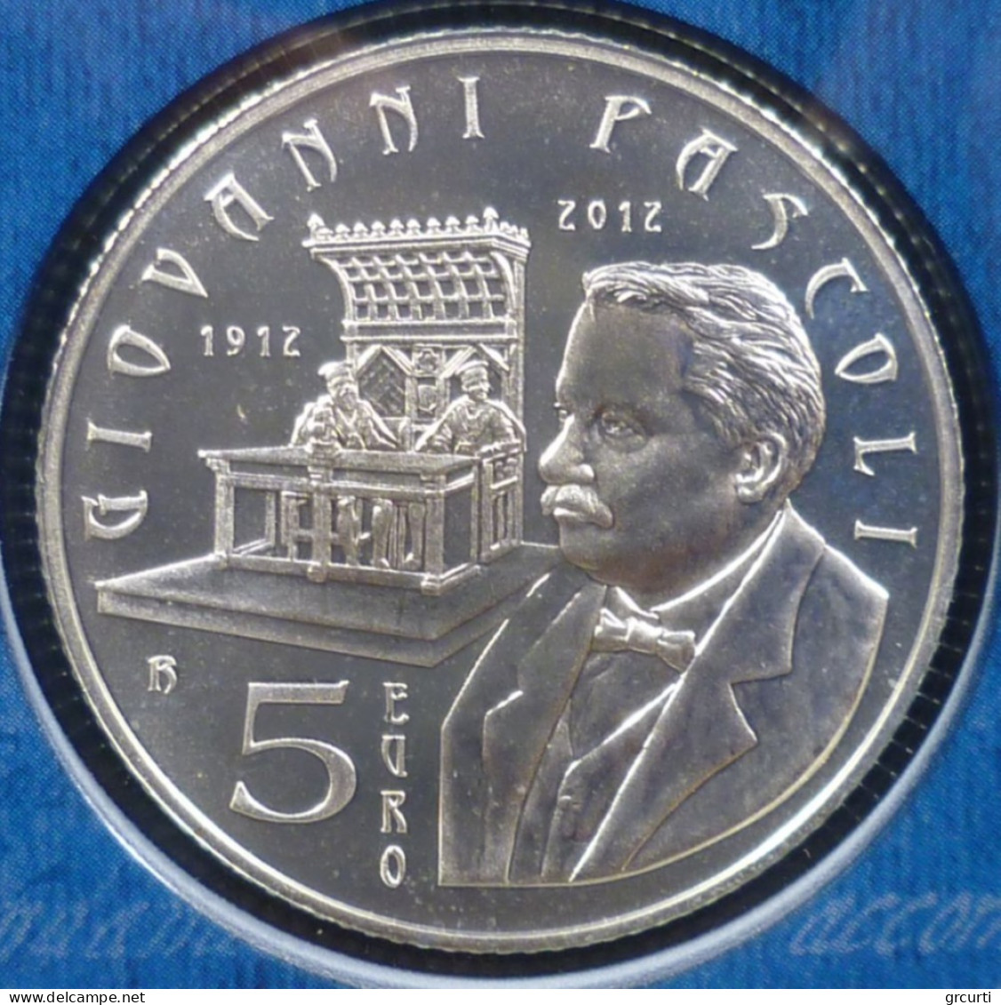 San Marino - 2012 - Serie Zecca - Con 5 € Argento "Giovanni Pascoli" - San Marino