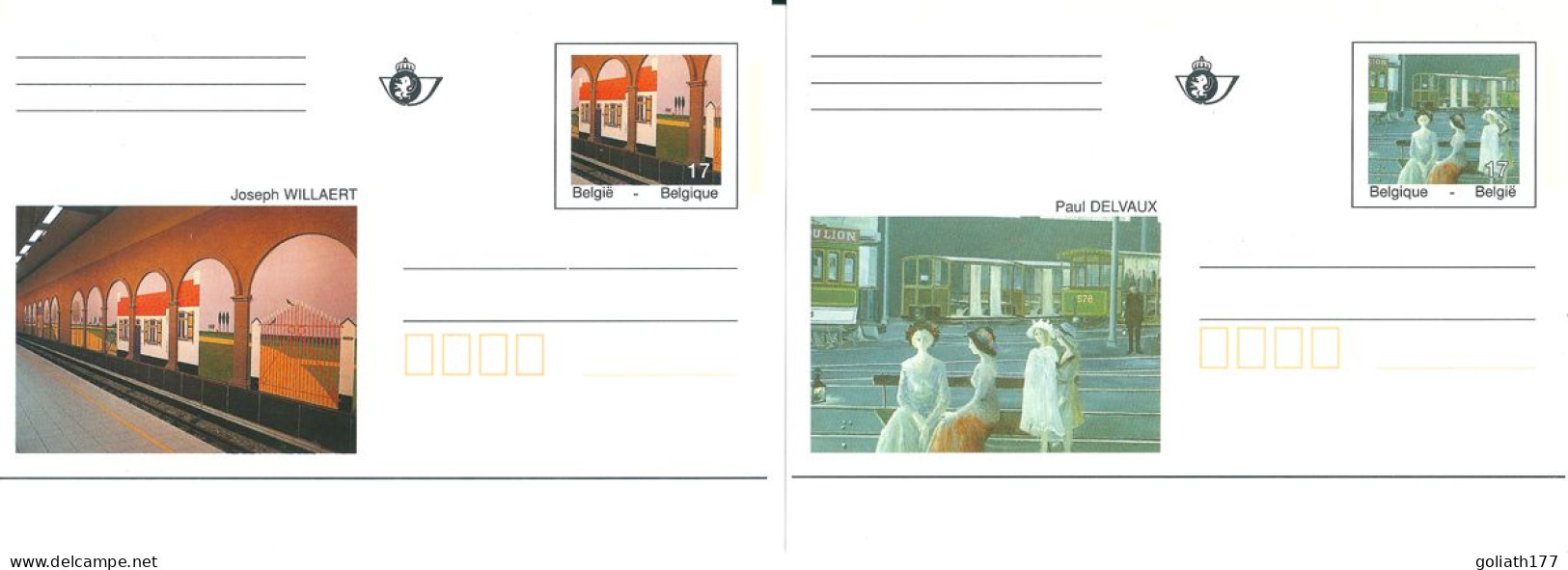 BK52/BK53 ** - Obp 4,50 Euro - Illustrated Postcards (1971-2014) [BK]