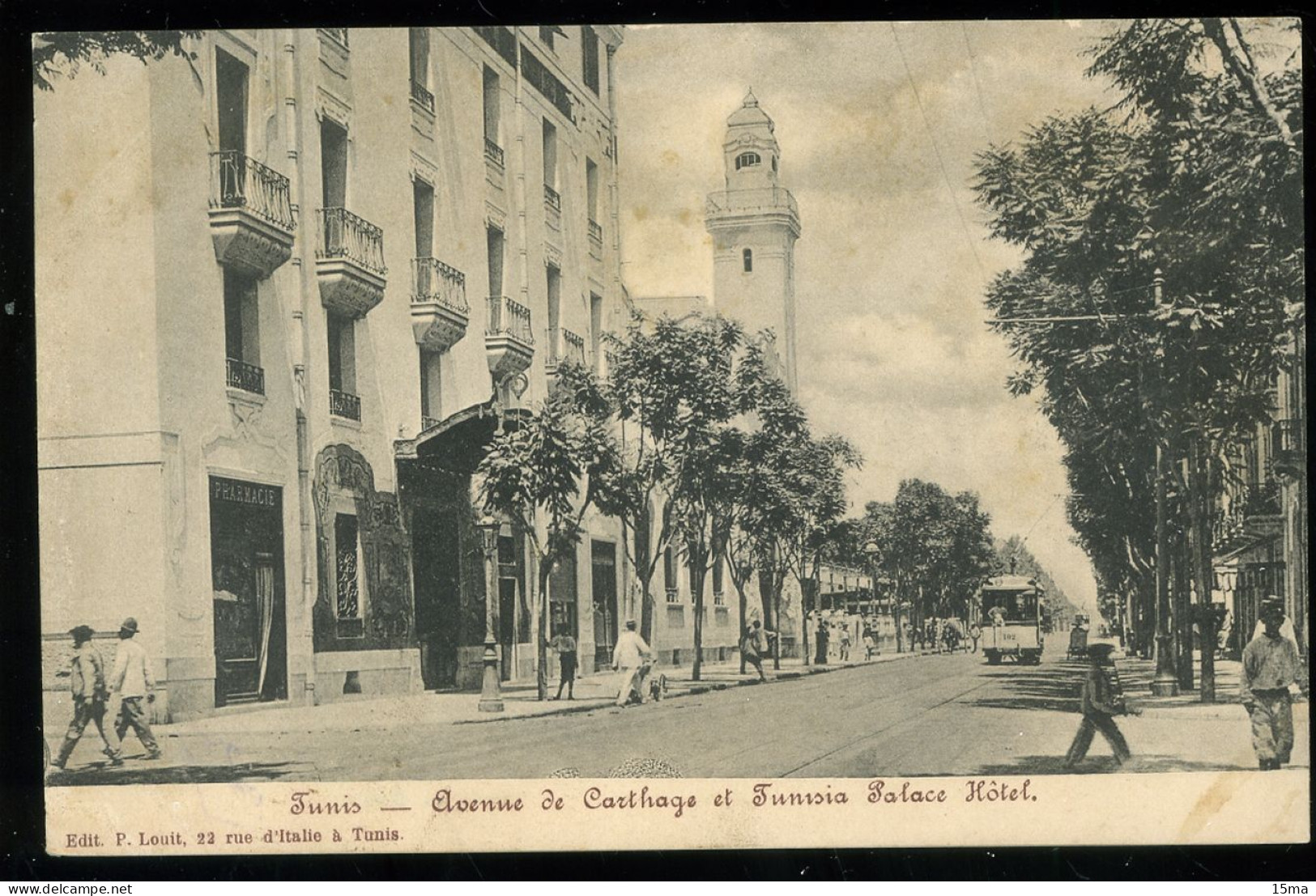 TUNIS Avenue De Carthage Et Tunisia Palace Hotel Louit - Tunisia