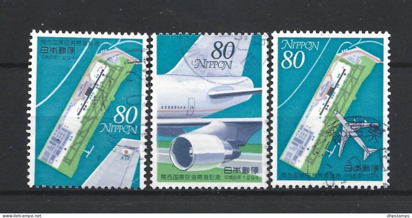 Japan 1994 Aviation Y.T. 2129/2131 (0) - Used Stamps