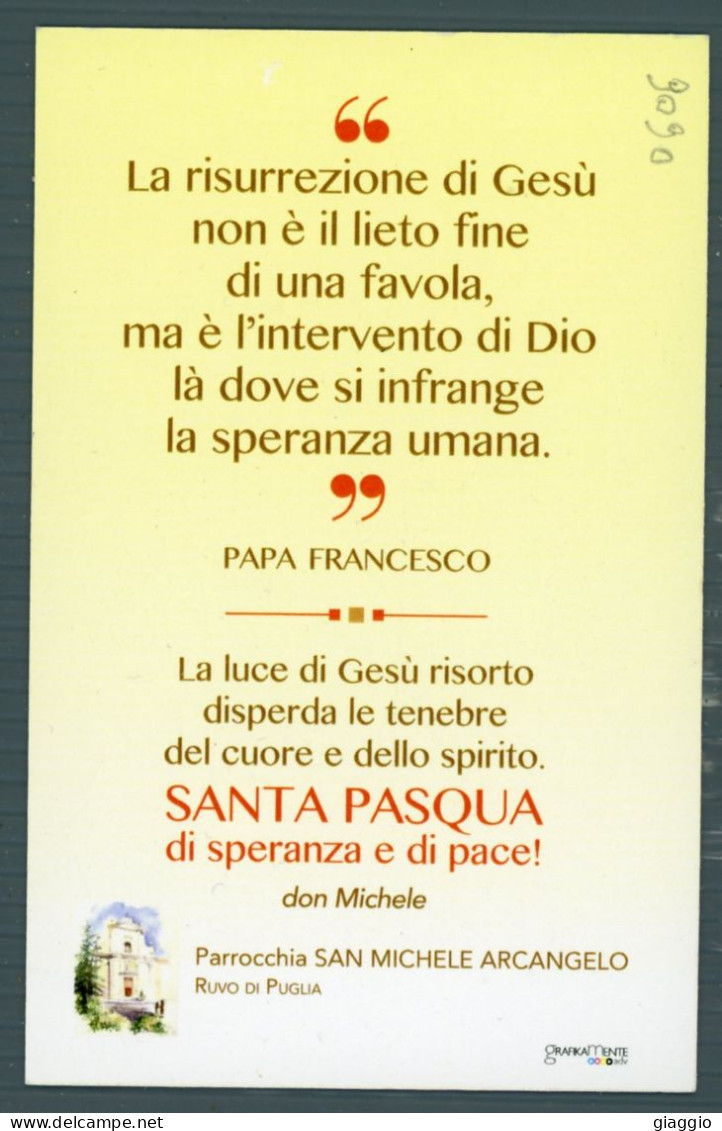 °°° Santino N. 9090 - Santa Pasqua - Ruvo Di Puglia °°° - Religion & Esotérisme