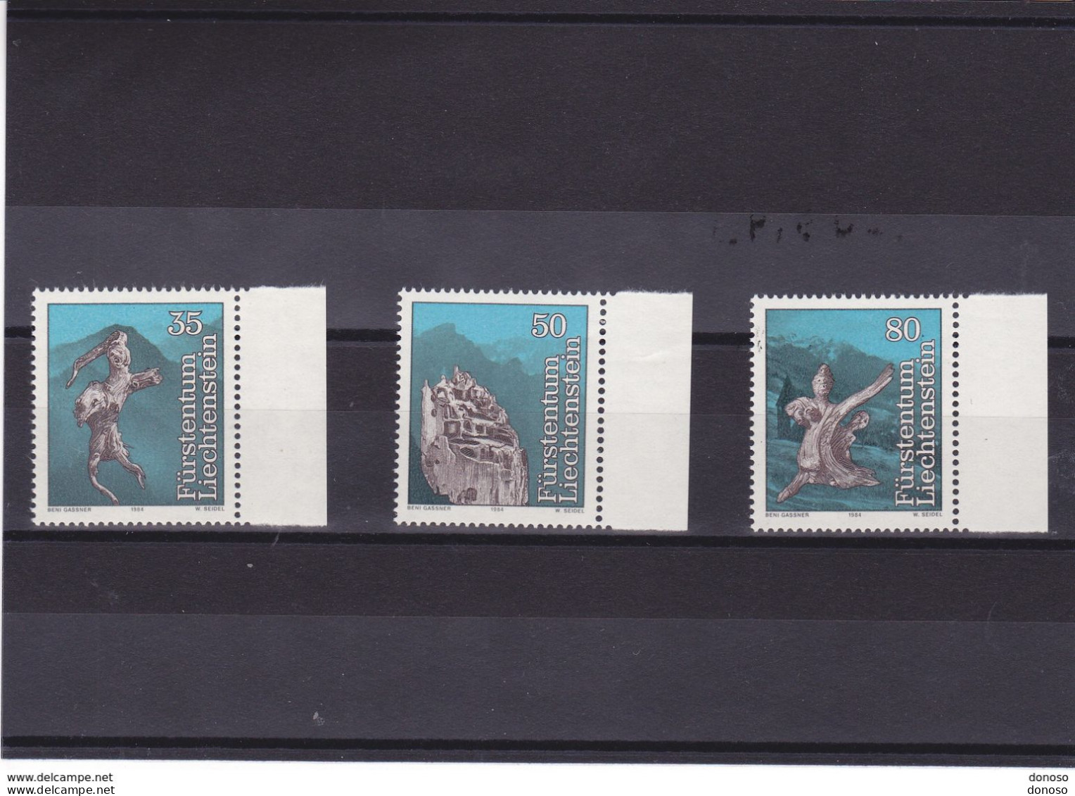 LIECHTENSTEIN 1984 LEGENDES Yvert 784-786, Michel 843-845 NEUF** MNH Cote Yv 3 Euros - Neufs