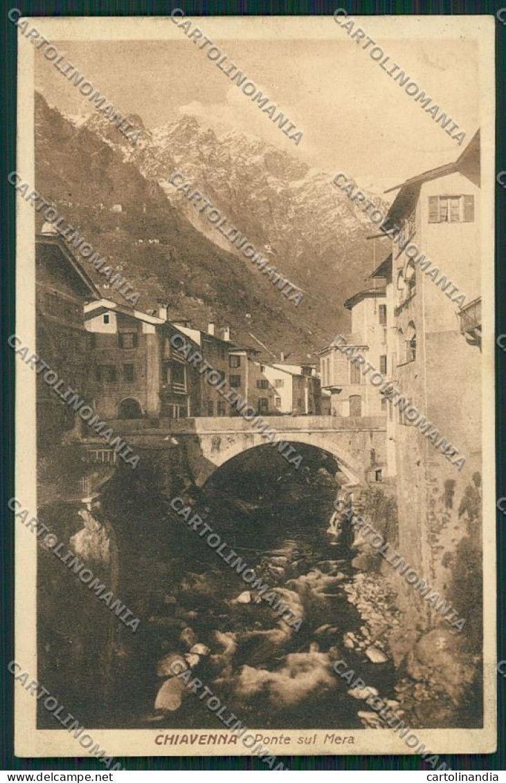 Sondrio Chiavenna Cartolina QQ7494 - Sondrio