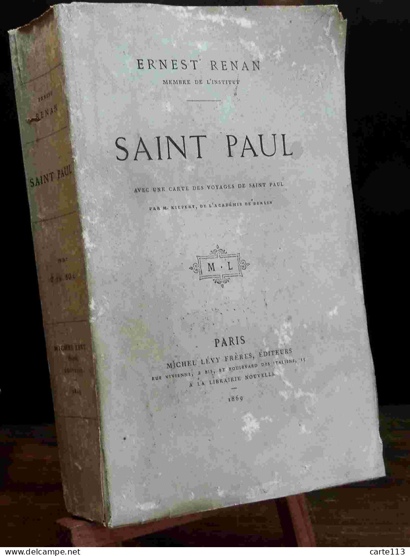 RENAN Ernest - SAINT PAUL - 1801-1900