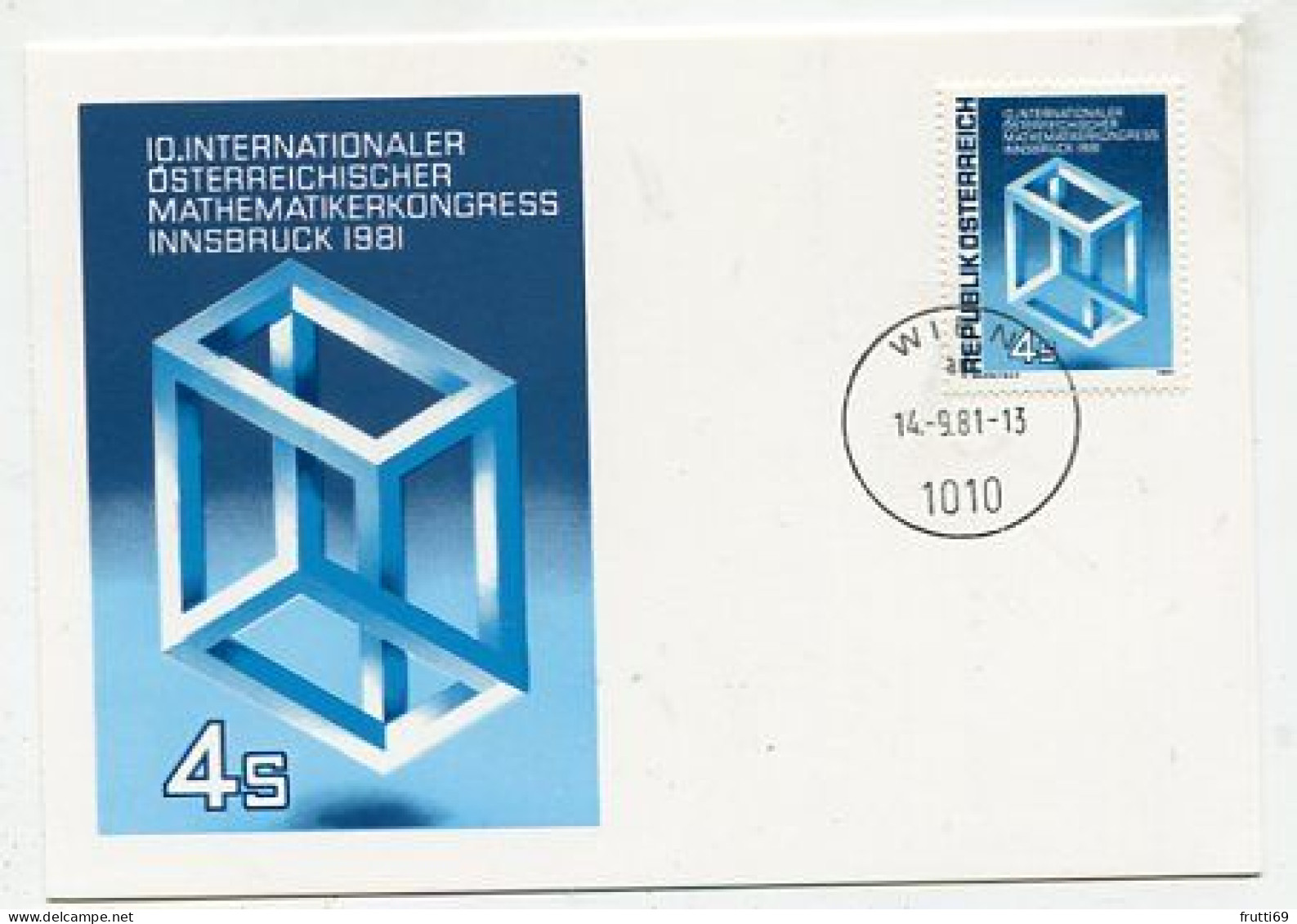 MC 213282 AUSTRIA - 10. Internationaler österreichischer Mathematiker-Kongreß - Innsbruck - Cartoline Maximum