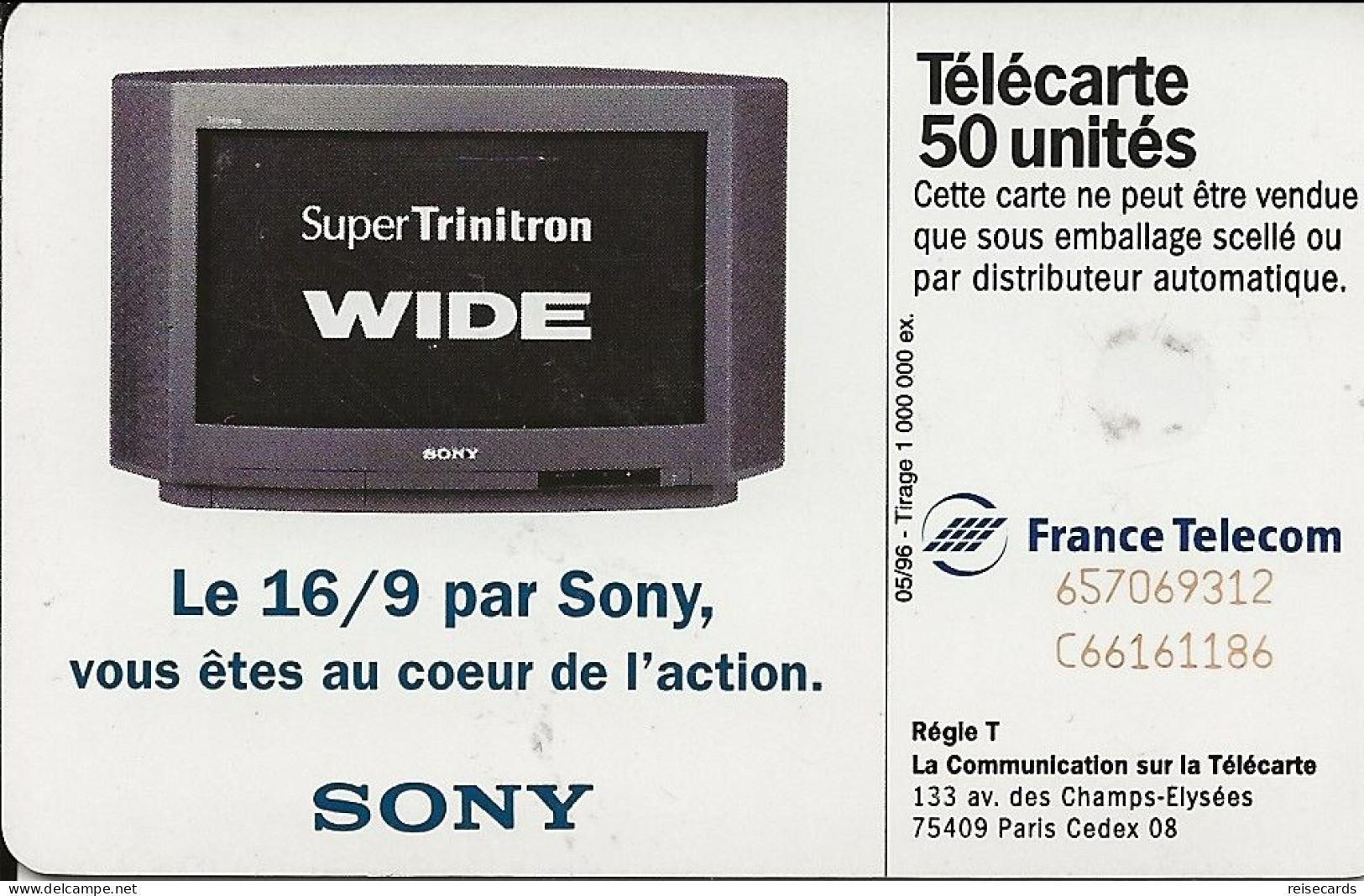 France: France Telecom 05/96 F650 Sony - 1996