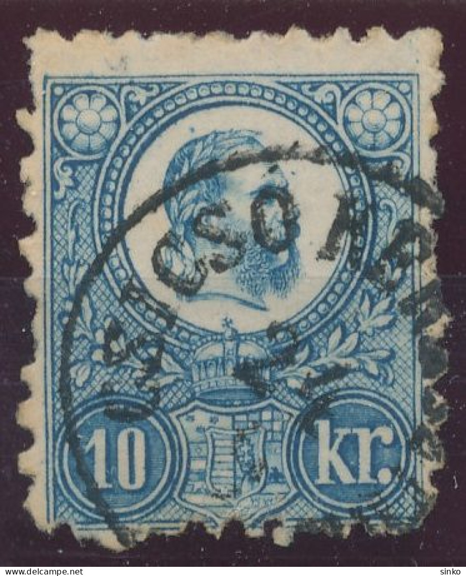 1871. Engraved 10kr, CSICSO KERESZTUR - ...-1867 Vorphilatelie