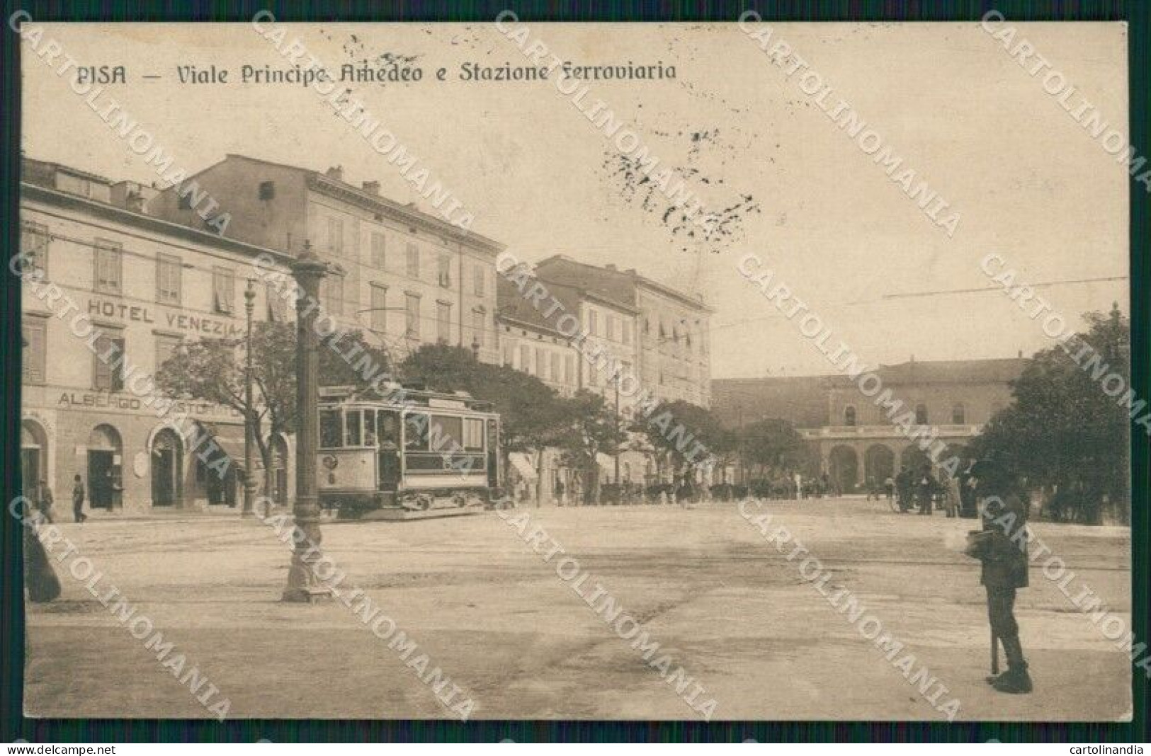 Pisa Città Stazione Tram Cartolina WX1232 - Pisa