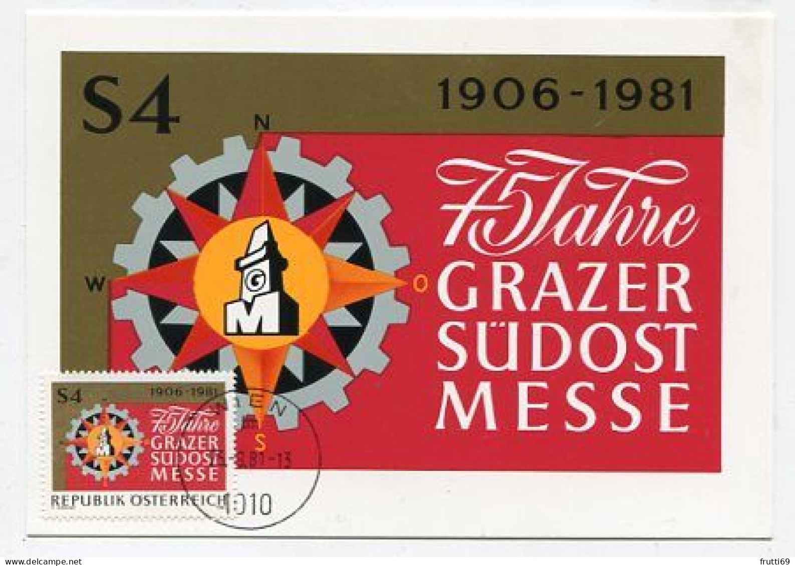 MC 213284 AUSTRIA - 75 Jahre Grazer Südost-Messe - Cartes-Maximum (CM)