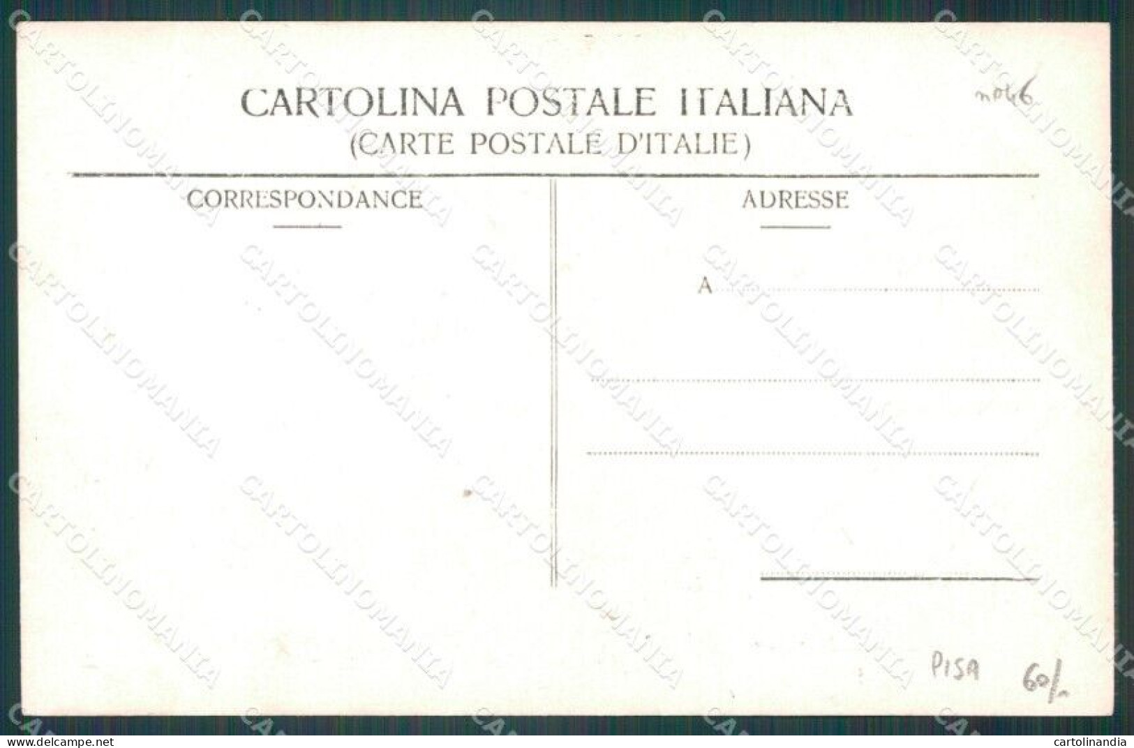 Pisa Città Militari Festa Della Bandiera 1904 Foto Cartolina WX1242 - Pisa