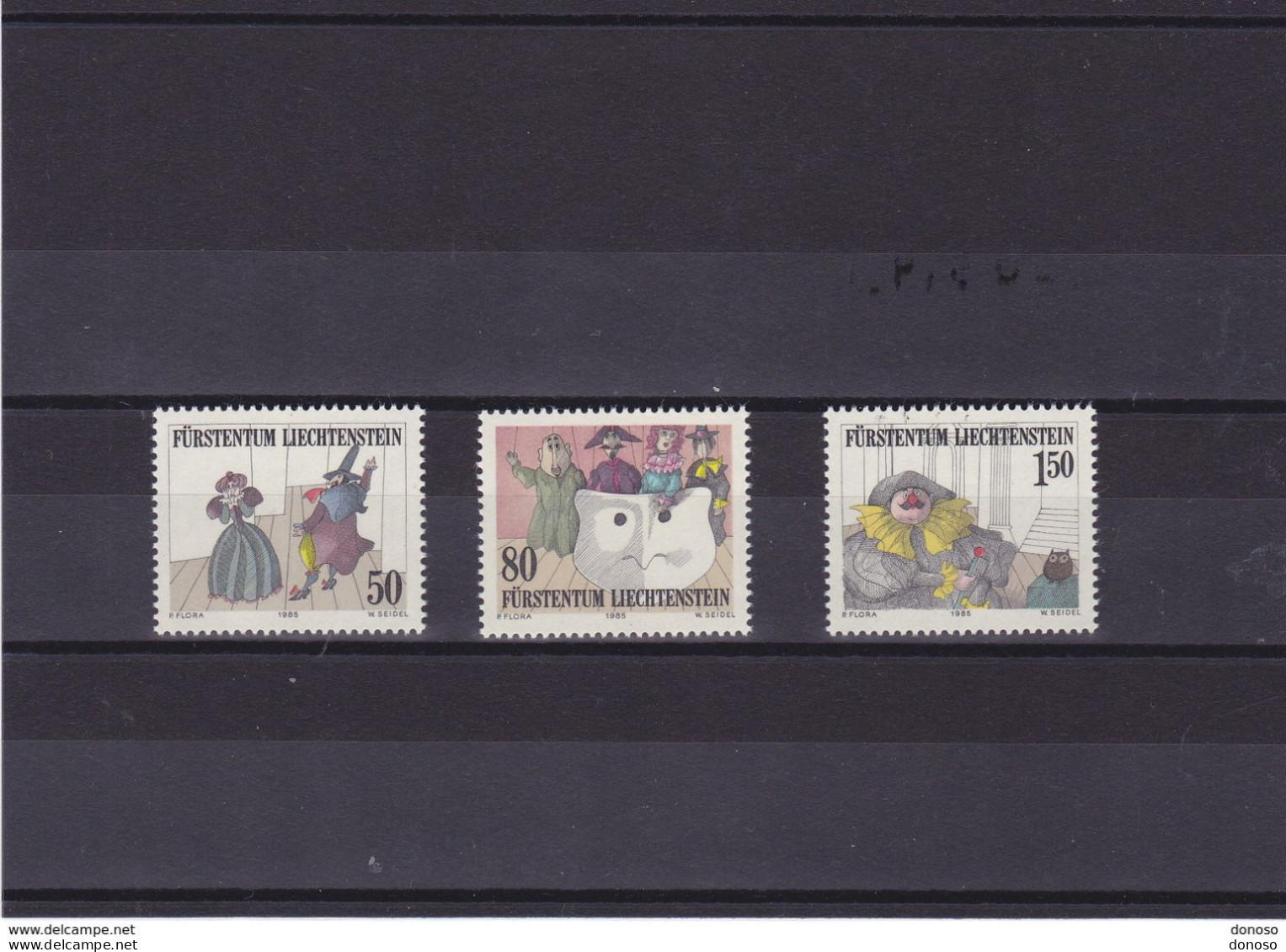 LIECHTENSTEIN 1985 THEÂTRE Yvert 828-830, Michel 887-889 NEUF** MNH Cote Yv 4,75 Euros - Neufs