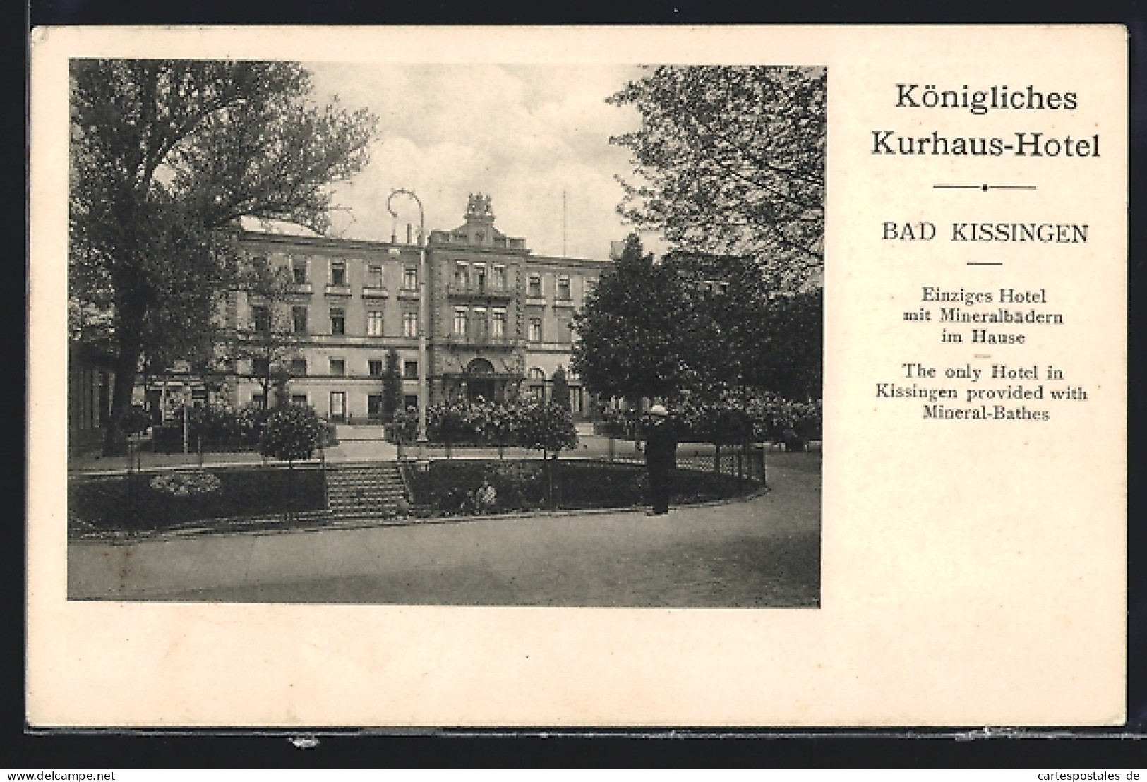 AK Bad Kissingen, Königliches Kurhaus-Hotel  - Bad Kissingen