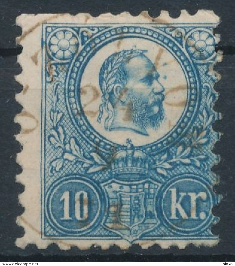 1871. Engraved 10kr, O-ZOLYOM - ...-1867 Prephilately