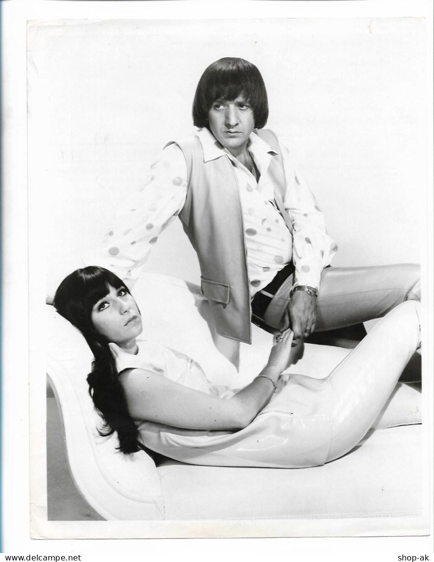 C6028/ Sonny And Cher Original Pressefoto Foto 26 X 20 Cm  Ca.1968 - Otros & Sin Clasificación
