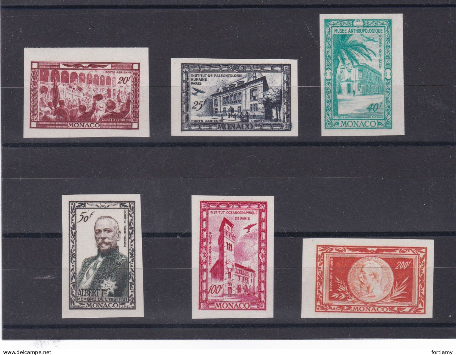 LOT 2006 MONACO PA N° 36 à 41 ** - Airmail