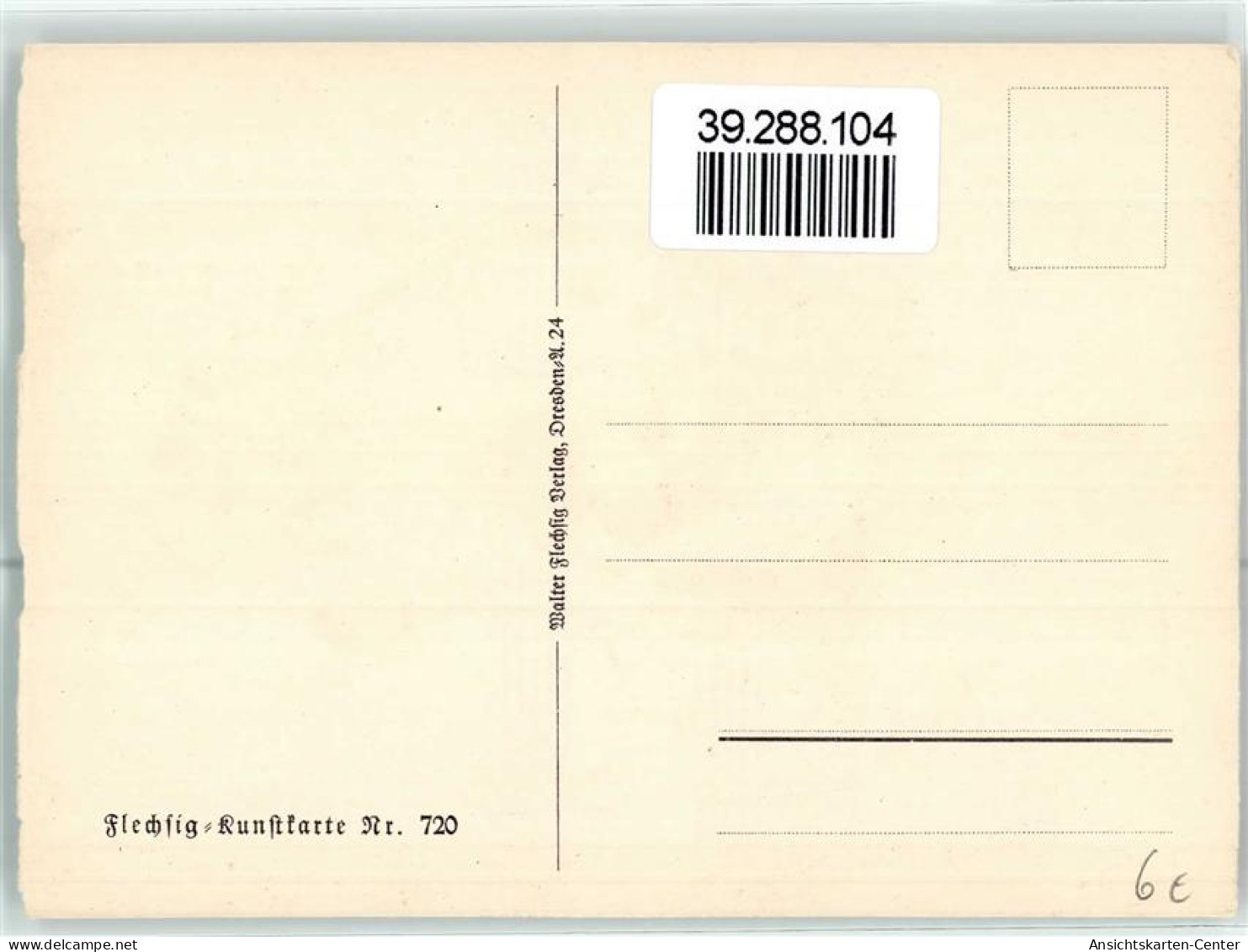 39288104 - Flechsig Kunstkarte Nr. 720  Ward Ein Bluemlein Mir Geschenkt , AK - Other & Unclassified